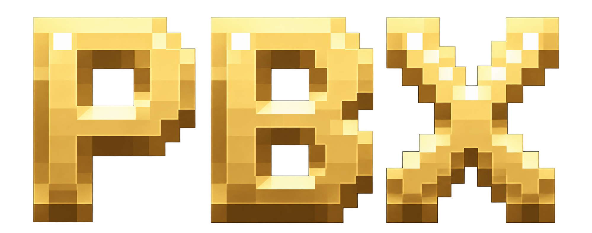 PBX gold pixel logo